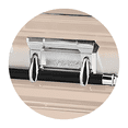 thumbnail image 5 of Titan Casket, Era Series Stainless Steel Funeral Casket in Pink, 5 of 5