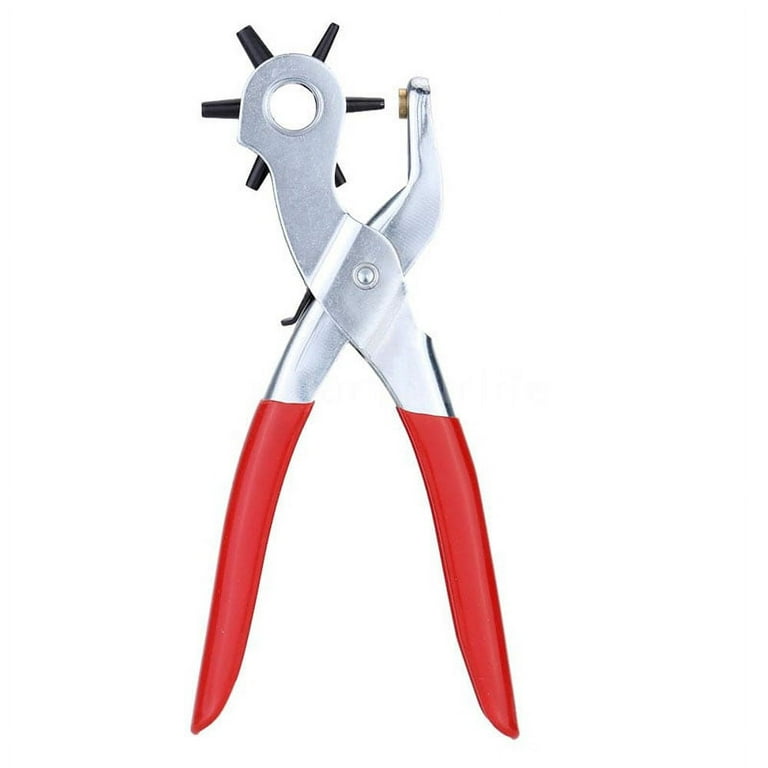 Puncher Tool Leather Punch Plier Leather Belt Revolving Perforator