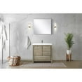 thumbnail image 2 of Lexora Home Lafarre 36" Single Quartz Top Bathroom Vanity with Chrome Faucet, 2 of 12