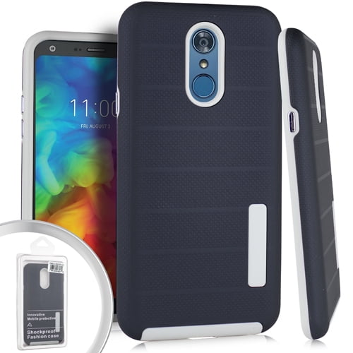 Pkg Lg Q7 Plus Q7 Delux Brushed Case Navy Blue - Walmart.com - Walmart.com
