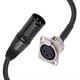 thumbnail image 3 of Cable de Paso XLR de 2 Unidades, Caja de Escenario, Conector XLR Macho A Hembra Tipo D de 3 Pines para Panel de Conexión, Caja de Suelo para Audio., 3 of 5
