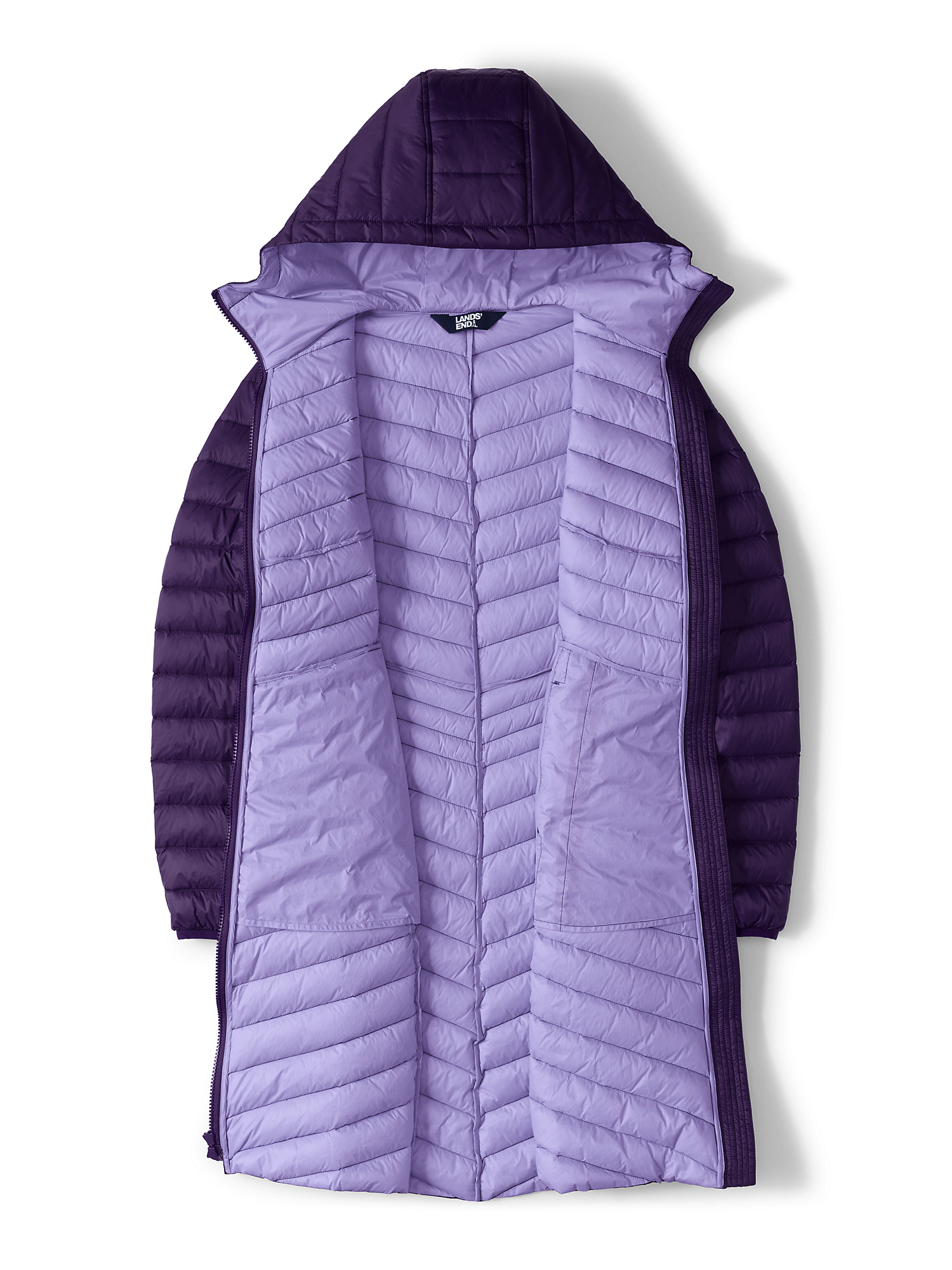 Lands' End Women's Ultralight Packable Down Coat