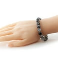 thumbnail image 2 of Gem Stone King Gorgeous Handmade 10MM Round Semi Precious Agate Stone Stretchy Bracelet for Women | Beaded Bracelets for Women, 2 of 3