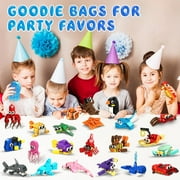 HogoKids 24 Pack Party Favors Building Set, 629pcs Marine Animals Blocks Toy for Kids Aged 6-12