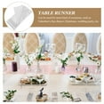 thumbnail image 3 of UPGRATOR 4Ud Table Runner Satinado Plata Para De En Bodas Y Cenas Especiales, 3 of 7