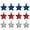 Blue-D, variant on 12/24/48/72Pcs 4th of July Star Small ornaments for Tree Farmhouse Independence Day Star Hanging ornaments Blue Red Mini Tree ornaments for Home Gift Kitchen Decorations