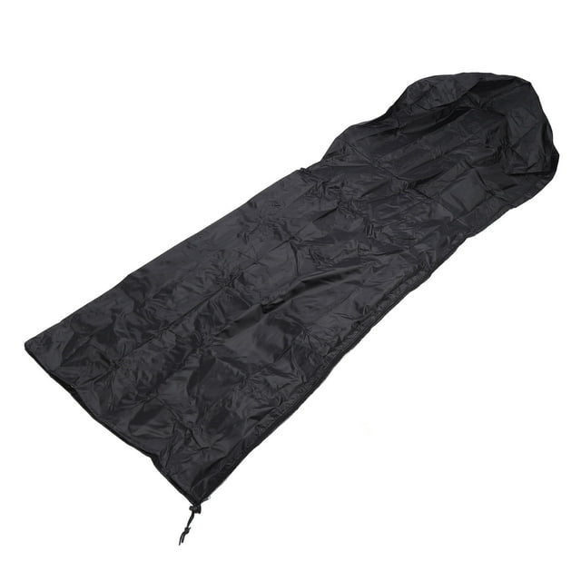 Housse de Chauffage de Patio Extérieur, Tissu Oxford 210D, Résistant aux Déchirures, Coupe-Vent avec Cordon, Rangement Compact, Noir en Forme d'Éventail, Housse de Chauffage Debout Coupe-Vent