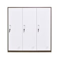 thumbnail image 6 of MECOLOR Small Office Metal Cabinet Locker with 3 Layer Each Door Storage for Cloth PC and Shoes,Changing Room Locker, 6 of 9