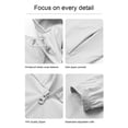 thumbnail image 5 of Men's Summer Sun Protection Hooded Jacket Ice Silk Cooling Long Sleeve Top Casual Fishing Hiking Travel Outdoor Windbreaker Solid Color | AESTIVO,Gray L, 5 of 8