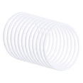 thumbnail image 1 of Unique Bargains 4 Inch Dream Catcher Rings, 12 Pcs Plastic Macrame Wreath Floral Round Ring Hoop, White, 1 of 6