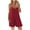Wine, variant on jsaierl Womens Jumpsuits and Rompers Loosefitting, Women's Casual Jumpsuit Summer Sleeveless Jumpsuit Loose Shorts Jumpsuit Belt Pocket