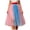 Blue, variant on COMVALUE Women's Tulle Skirt Tutu Skirt Asymmetrical Long Rainbow Colourful - Multilayer Ballet Underskirt for Carnival Fancy Dress Party Costume 80s Outfit Festive (Blue, One Size)