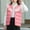 002Pink, variant on Generic Girls Quilted Puffer Vest Fleece Zip Up Button Down Padded Gilet Sleeveless Coat Winter Fashion Outwear for 1-10 Years