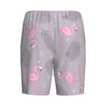 thumbnail image 4 of Picia Pink Flamingo Pajama Shorts for Men, Men's Pajama Bottoms, Sleepwear,Short Pajama Pants-Small, 4 of 9