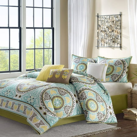 UPC 675716467005 product image for Home Essence Keya Blue 7-Piece Bedding Comforter Set | upcitemdb.com