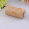 thumbnail image 2 of Rongfmy 0.8mm Round Waxed Polyester Sewing Thread Spool DIY Jewelry Making Beige, 2 of 8