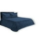 thumbnail image 1 of Colcha Velvet Azul Matrimonial Dormireal 1 Colcha 2.40 x 2.70 m 2 Fundas para Almohada 0.70 x 0.50 m, 1 of 5