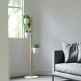thumbnail image 4 of Umbra Floristand Freestanding Planter 17x17x55" White Natural, 4 of 13