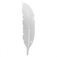 thumbnail image 3 of Feather Wall Mirror,Modern Home Decor 3D Acrylic Mirror Feather Wall Stickers Removable Art Decals Mural Living Room Office Decoration, 3 of 8
