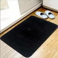 thumbnail image 3 of Cojín de suelo de rápida absorción, lavable a máquina para salón, cocina y ducha. Negro 40x60cm, 3 of 9