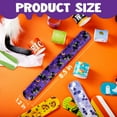 thumbnail image 5 of JOYIN 72 Halloween Slap Bracelets Craft Bulk with Spider, Pumpkins, Animal Print for Homeschooling Kids Trick or Treat Party Favors, Classroom Prizes, Exchanging Gifts, Non-candy Gift, 5 of 5