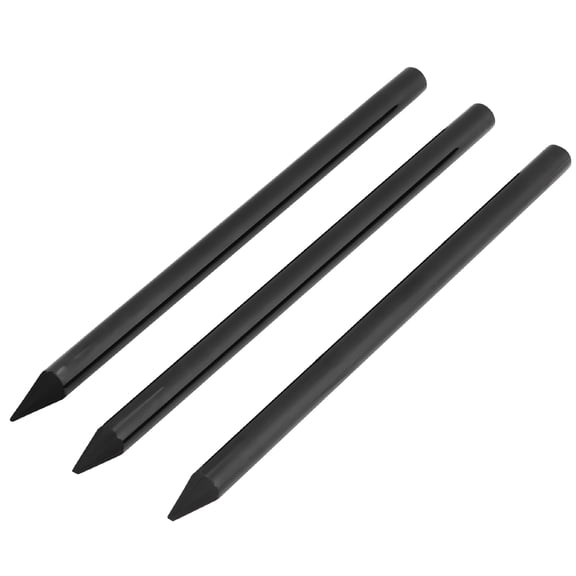 CCOCC 3pcs/set Full Charcoal Woodless Artist Pencil for Drawing Sketching Painting Stationery Black