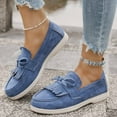 thumbnail image 6 of Blue Women'S Casual Shoes With Shallow Mouth And Flat Sole For Versatile Spring Activities, 6 of 9