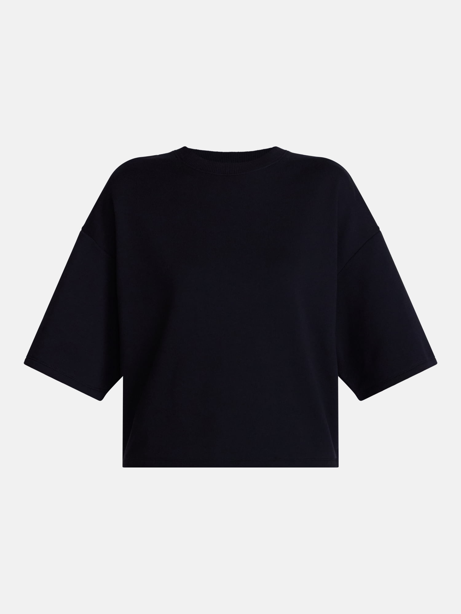 Athletic Works Women's and Women's Plus French Terry Cropped Boxy Tee, Sizes XS-4X