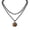 Black Brown, variant on Women’s Gothic Emo Grunge Sun Bead Choker Necklace, Black Goth Jewelry for Halloween, Christmas & Holiday Gifting