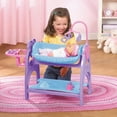 thumbnail image 2 of American Plastic Toys My Doll All in One Nursery Set with 5 Accessories, Doll Cradle, Doll Changing Table and Doll High Chair for Kids, 2 of 8
