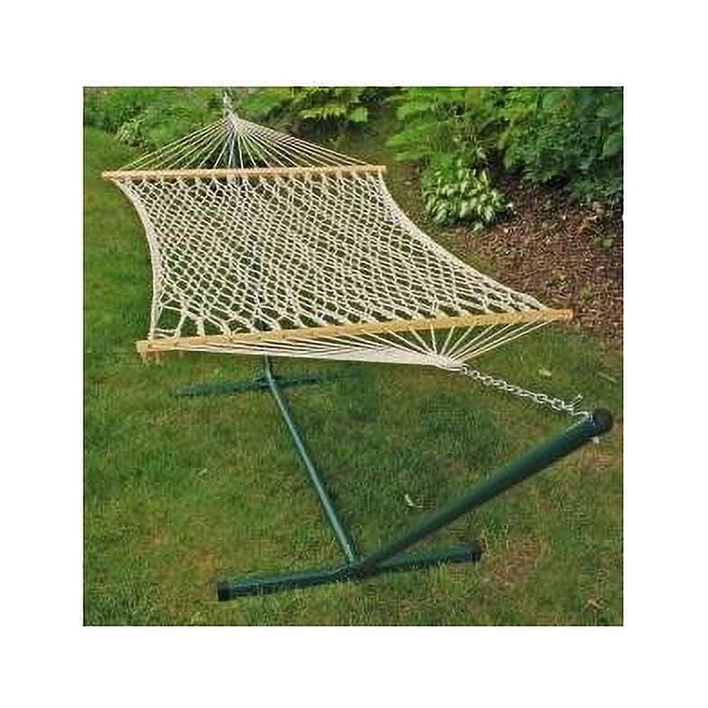 12' Cotton Rope Hammock and Stand Combination