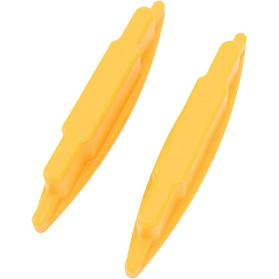 2PCS Magnetic Stud Finder Wall Scanner Compact Screw Detector Stud Finder Magnet for Drywall and Wood Construction Yellow