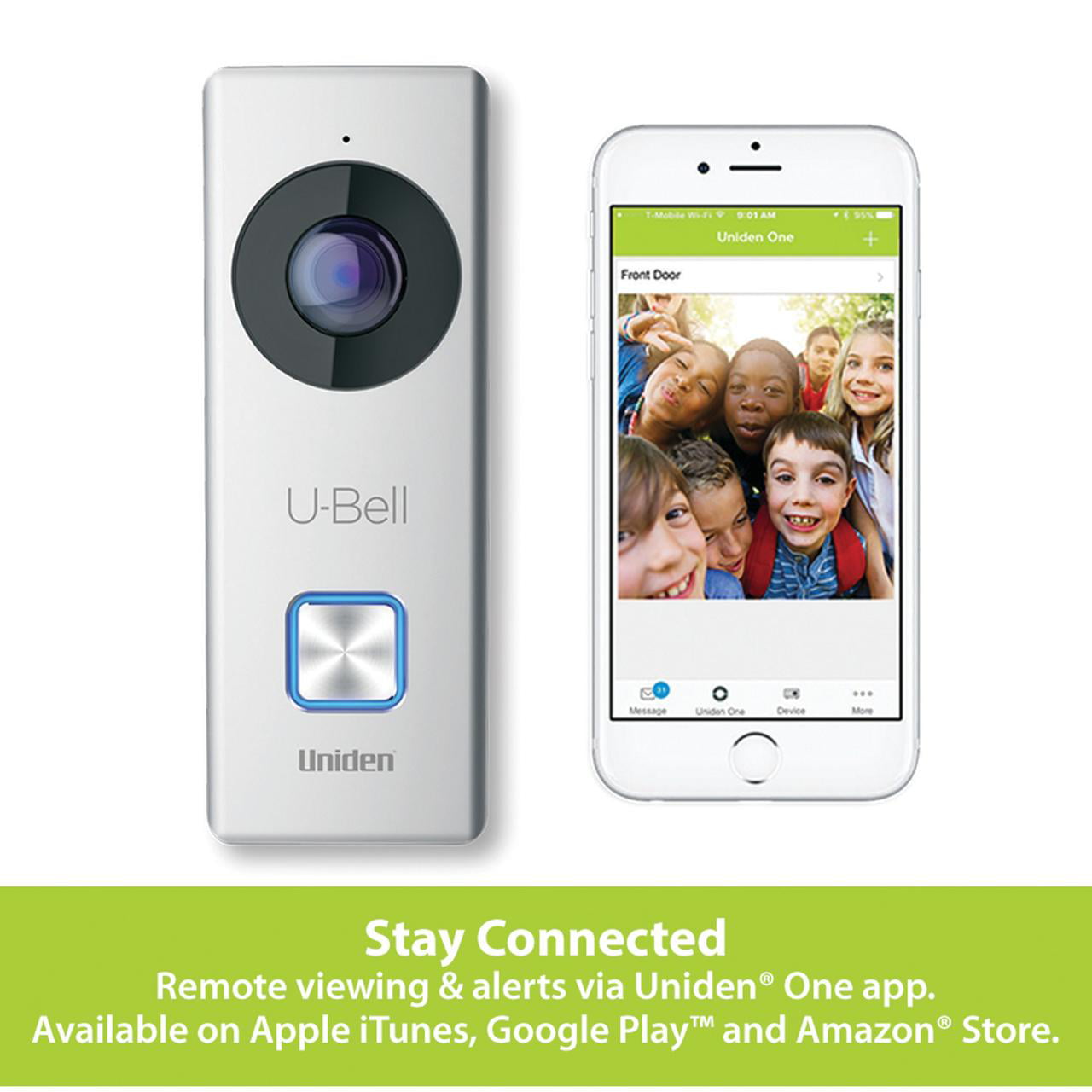 Bell Wireless Video Doorbell 1080p Night Vision WIFI