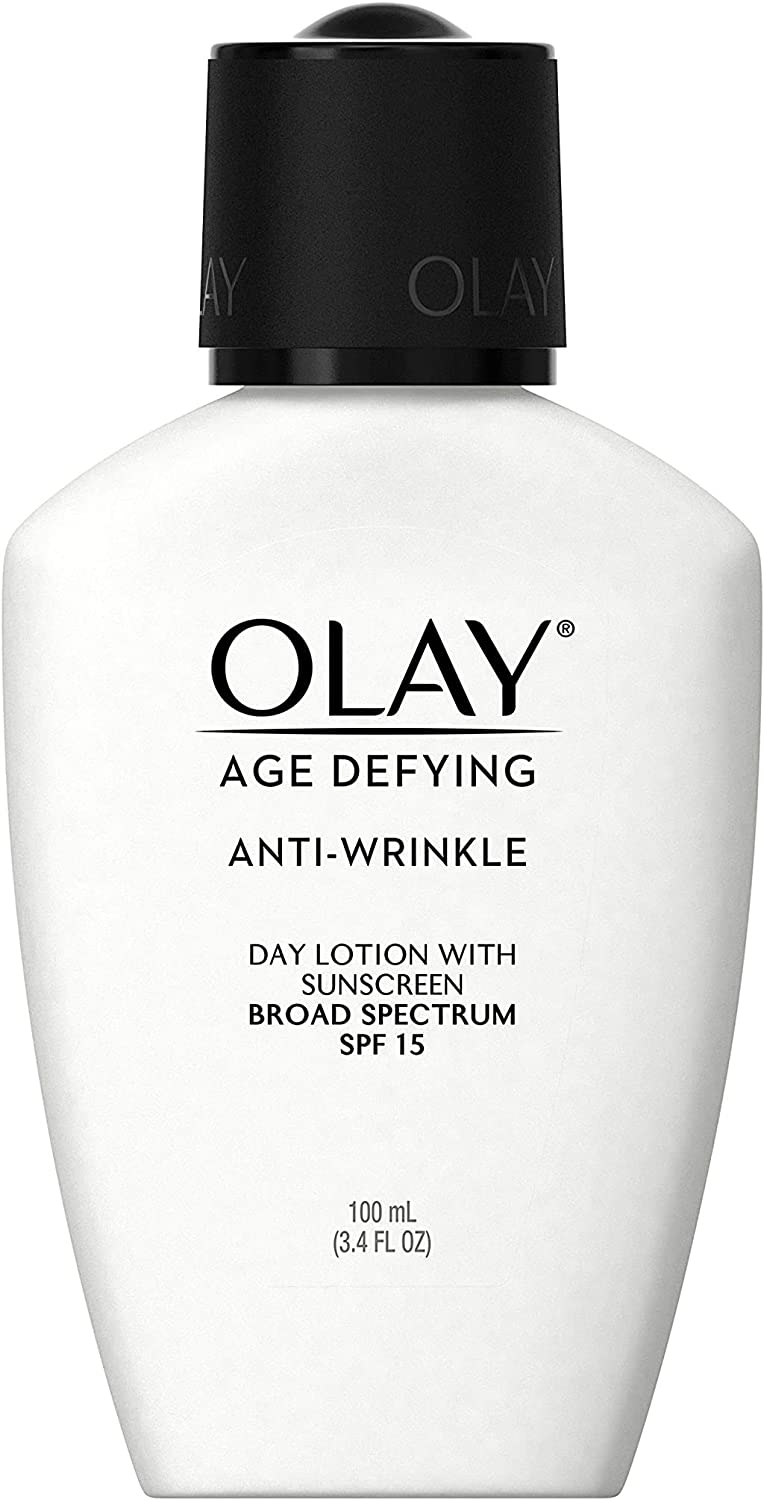 OLAY Age Defying Anti-Wrinkle Day Lotion SPF 15, 3.4 oz (Pack of 6)