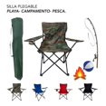 thumbnail image 1 of Sillas Plegables CJR de Playa Campamento y Exteriores 6 Piezas Verde, 1 of 2