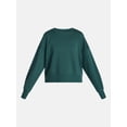 thumbnail image 5 of No Boundaries Boxy Fleece Sweatshirt, Midweight, Women's XXS-XXL, 5 of 5