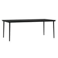 thumbnail image 3 of vidaXL 9 Piece Garden Dining Set with Cushions Black, 3 of 4