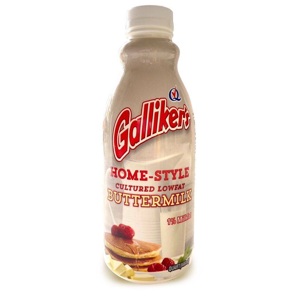 Galliker's Cultured LowFat Buttermilk, 1 Quart