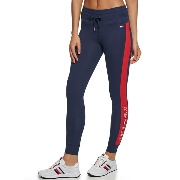 Tommy Hilfiger Sport Womens Sport Legging,Navy,M, Navy, Medium