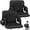 2 PCS, variant on Stadium Seats With Support - 2.6''thick Padded Bleacher Seat 6 Reclining Positions Foldable Armrests 3 Pockets Steel Hooks Portable Sfor Sport Events Becamping