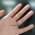 thumbnail image 4 of RSAMD Vintage Moon Irish Knot Ring Stainless Steel Resizable Ring Women Wedding Gift-Adjustable-Rose Gold, 4 of 8