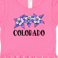 thumbnail image 3 of Inktastic Colorado Columbine Flowers Gift Baby Girl Dress, 3 of 4
