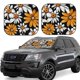thumbnail image 1 of Fotbe Yellow White Daisy Pattern Juego de 2 Piezas de Parasoles para Parabrisas | Bloqueador Solar para Auto | Accesorios Plegables para Protección Solar Interior-Small, 1 of 6