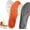 2 Pair-b, variant on Steppers Insoles for Men Women, New Ultra-Soft Steppers Massage Insole, Trim to Fit Insoles with Arch Support for Foot Pain Relief and Fatigue Reduction (1 Pair-Orange, Men 4-4.5/Women 5.5-6)