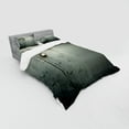 thumbnail image 2 of Ambesonne Grey Bedding Set 4 Pcs, Warehouse Store Door Lock, Queen, Charcoal Grey, 2 of 2