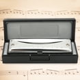 thumbnail image 3 of D Key Harmonica, Long Service Life Blues Harmonica, Compact Structure Waterproof Bendeis Harp for Musical Beginners White,Blue,Orange,Red,Black, 3 of 7