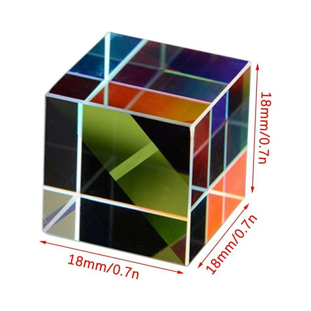 Miroir Chromatique Séparateur de Faisceau Miroir Optique en Verre Dispersion Cube Hexagonal