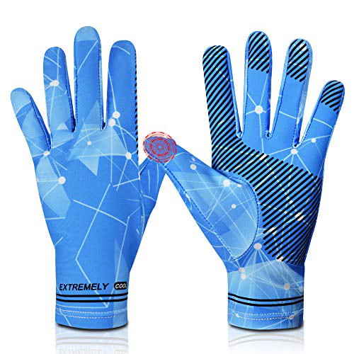 Cycling Fishing Gloves,UV Protection Full Finger Touch Screen Cooling Gloves UPF50 Men & Women Sun Gloves,Non-Slip Gym Gloves for Kayaking,Hiking,Paddling,Fitness,Climbing,Workout,Driving,Golf 