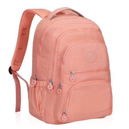 Hynes Eagle School Backpack Student Casual Daypack Laptop Backpack Fits 15.6 inches Rose