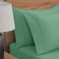 thumbnail image 6 of Mainstays Super Soft Brushed Microfiber Pillowcase Set, Green Sage, Standard/Queen, 2 Piece, 6 of 7